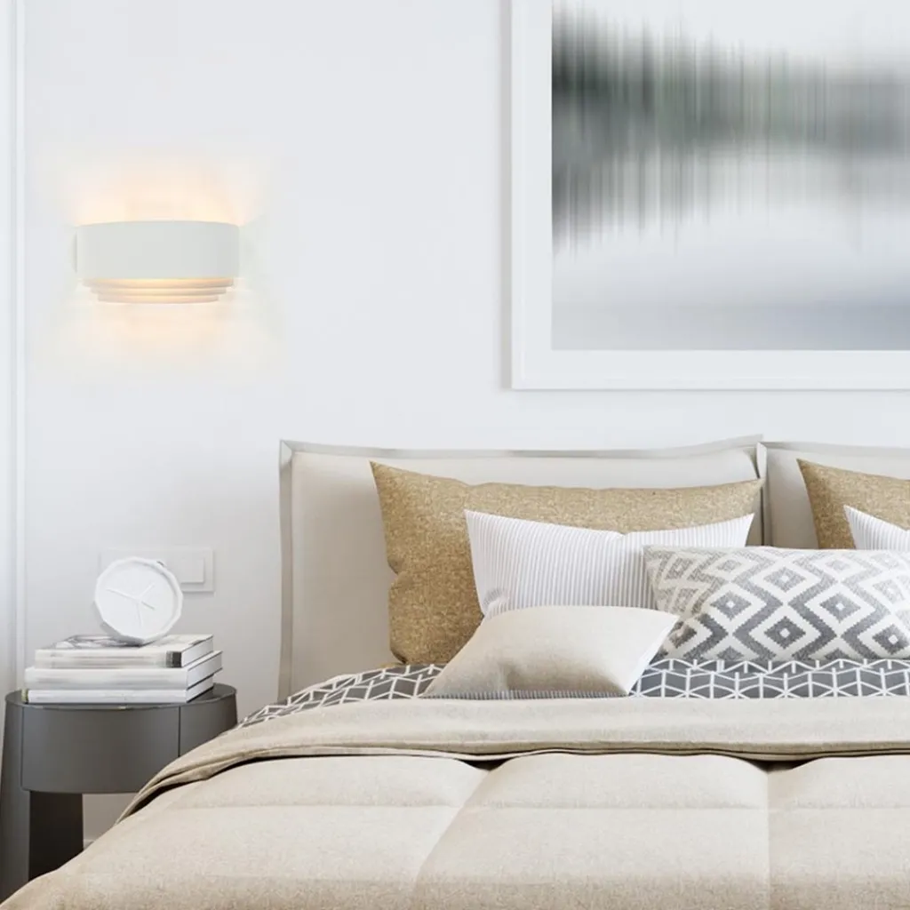 Half ronde wandlamp wit met goud>Straluma Best Sale