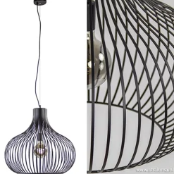 Hanglamp Aglio draad zwart 60cm><noscript><img width=