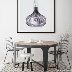 Hanglamp Aglio draad zwart 60cm><noscript><img width=