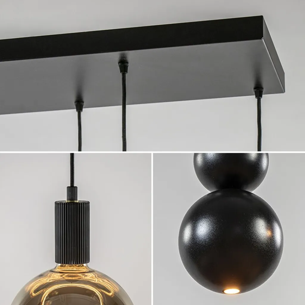 Hanglamp Allure 7l zwart>Straluma Outlet
