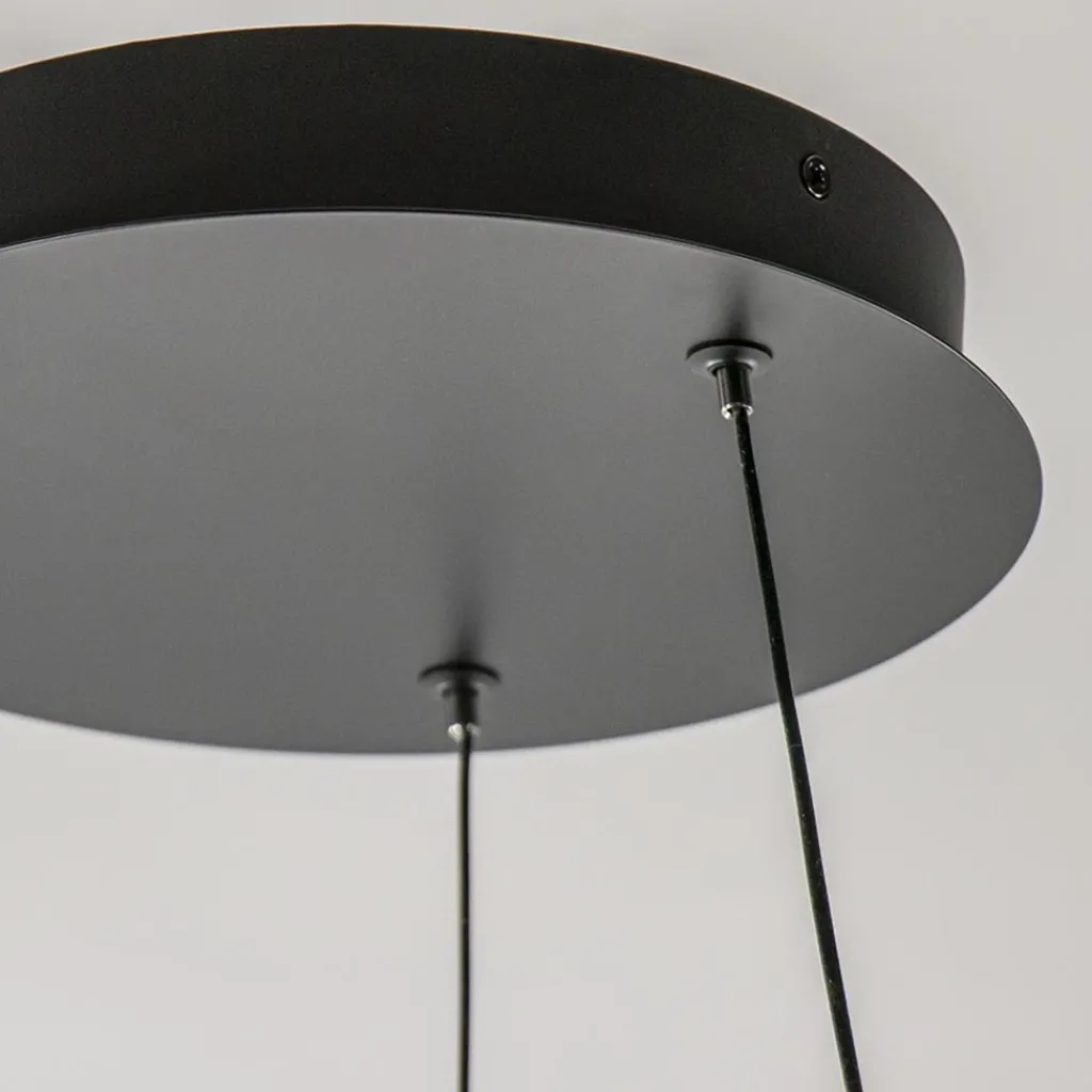Hanglamp Ascoli 85 ring zwart/matgoud>Straluma Online