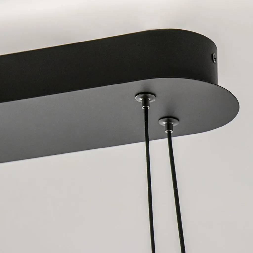 Hanglamp Ascoli ovaal zwart/matgoud>Straluma Sale