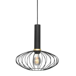 Hanglamp Aureole ovaal zwart>Straluma Online