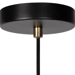 Hanglamp badkamer zwart met brons IP44><noscript><img width=