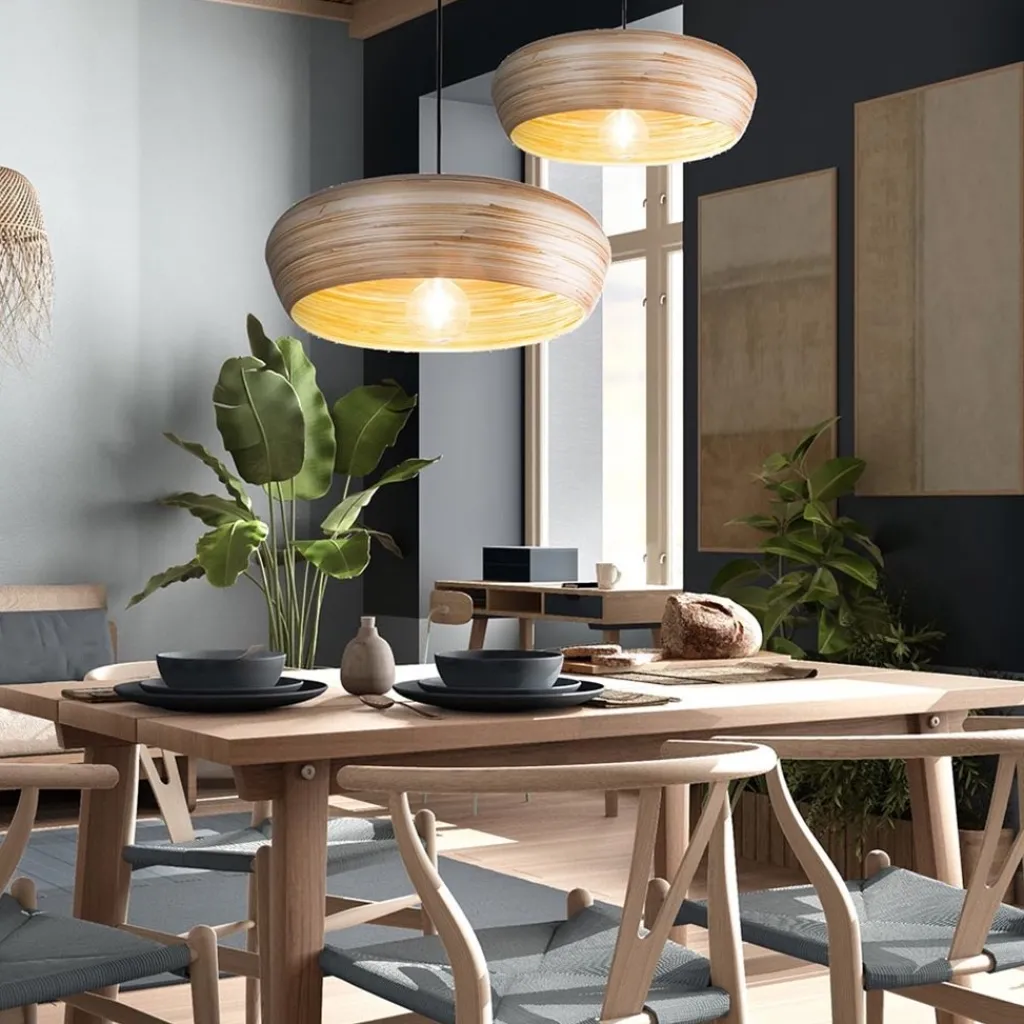 Hanglamp Bamboo Ufo 50cm>Straluma Shop