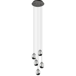 Hanglamp Black Egg 5L rond zwart/helder>Straluma Clearance