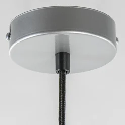 Hanglamp bloem kinderkamer grijs/roze><noscript><img width=