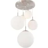 Hanglamp bol Bollique 5x glas wit>Straluma Flash Sale