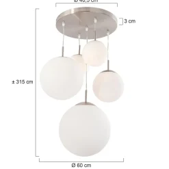 Hanglamp bol Bollique 5x glas wit><noscript><img width=
