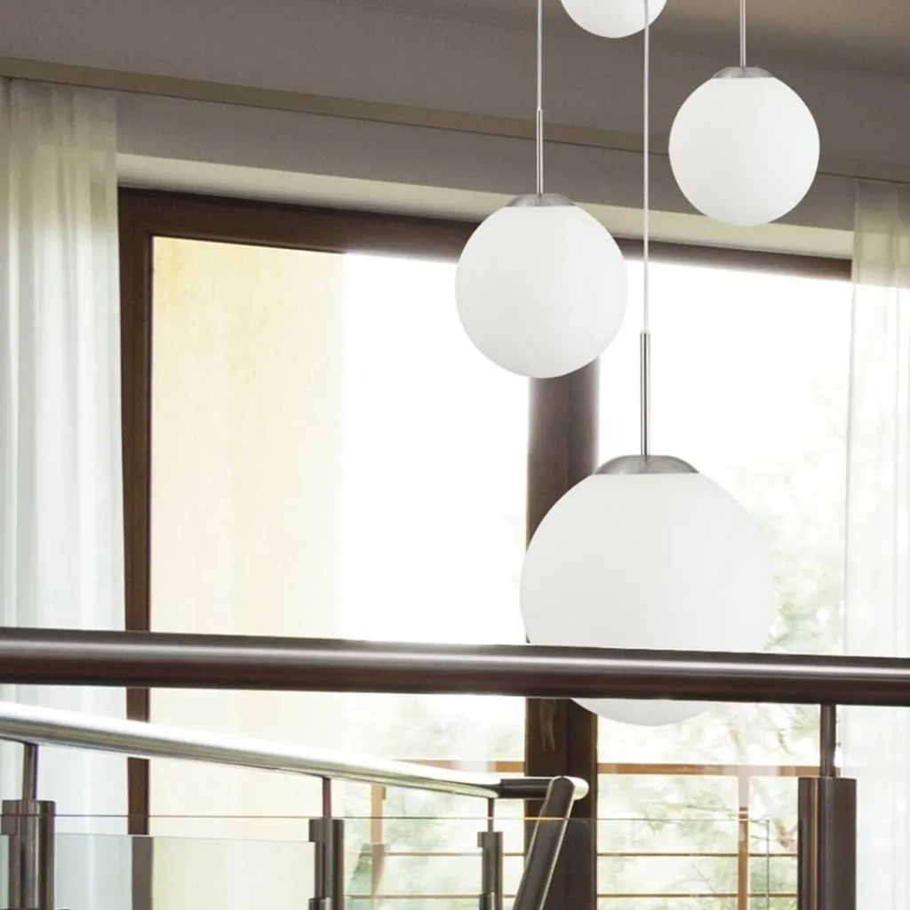 Hanglamp bol Bollique 5x glas wit>Straluma Flash Sale