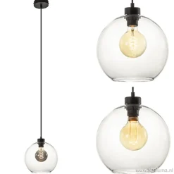 Hanglamp bol helder glas 25cm><noscript><img width=