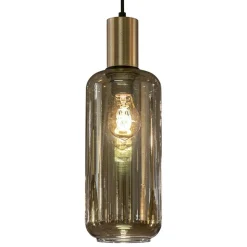 Hanglamp Bounty 5L rond zwart/matgoud><noscript><img width=