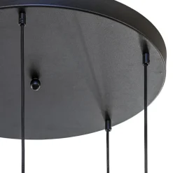Hanglamp Bounty 5L rond zwart/matgoud><noscript><img width=