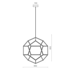 Hanglamp Dodeca 65 zwart><noscript><img width=