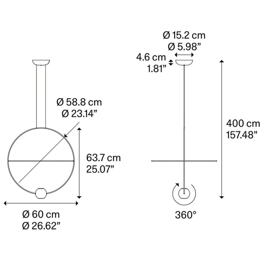 Hanglamp Elara 60cm goud/matgoud>Straluma Best