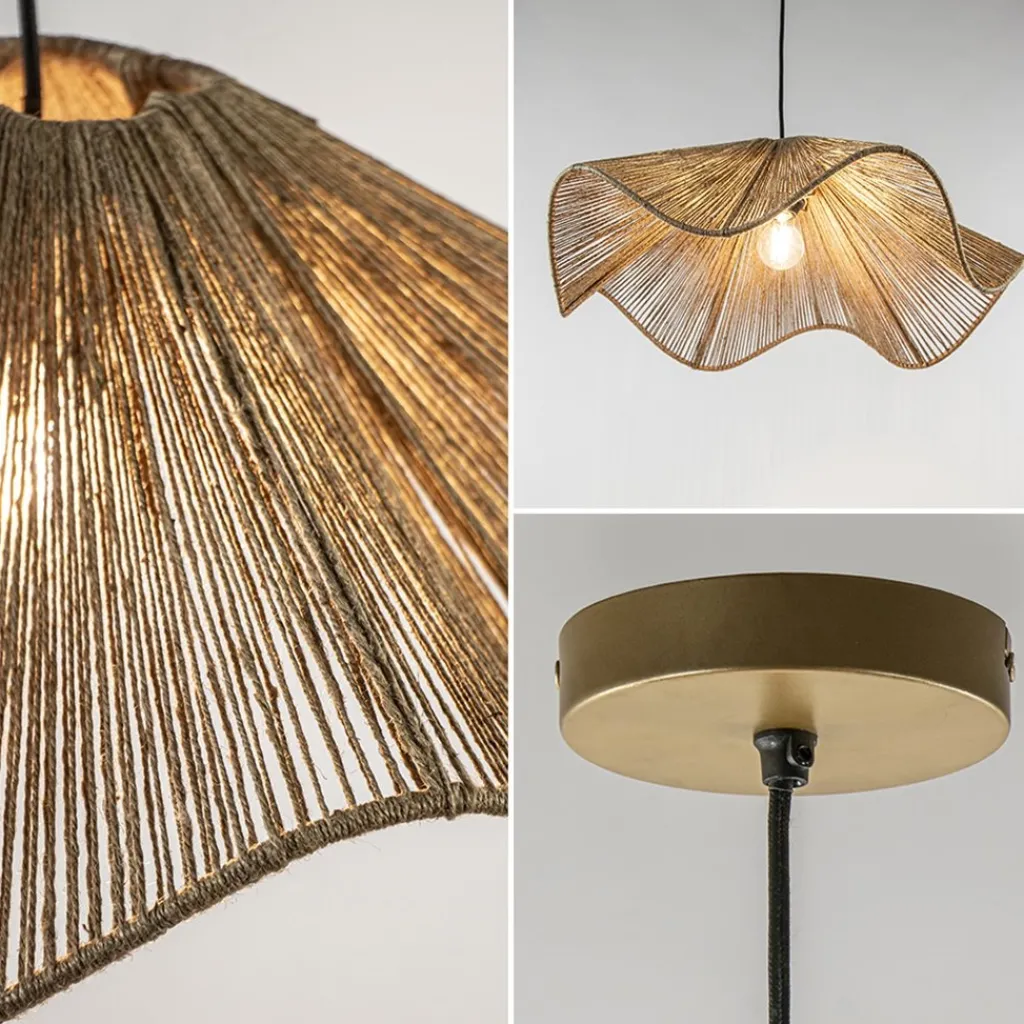 Hanglamp Fodara jute naturel Light and Living>Straluma Discount