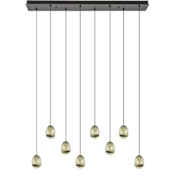 Hanglamp Golden Egg 8L zwart/goud>Straluma Fashion