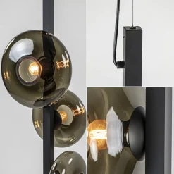 Hanglamp Hoseki verticaal zwart/smoke><noscript><img width=