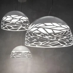Hanglamp Kelly koepel 60cm wit><noscript><img width=