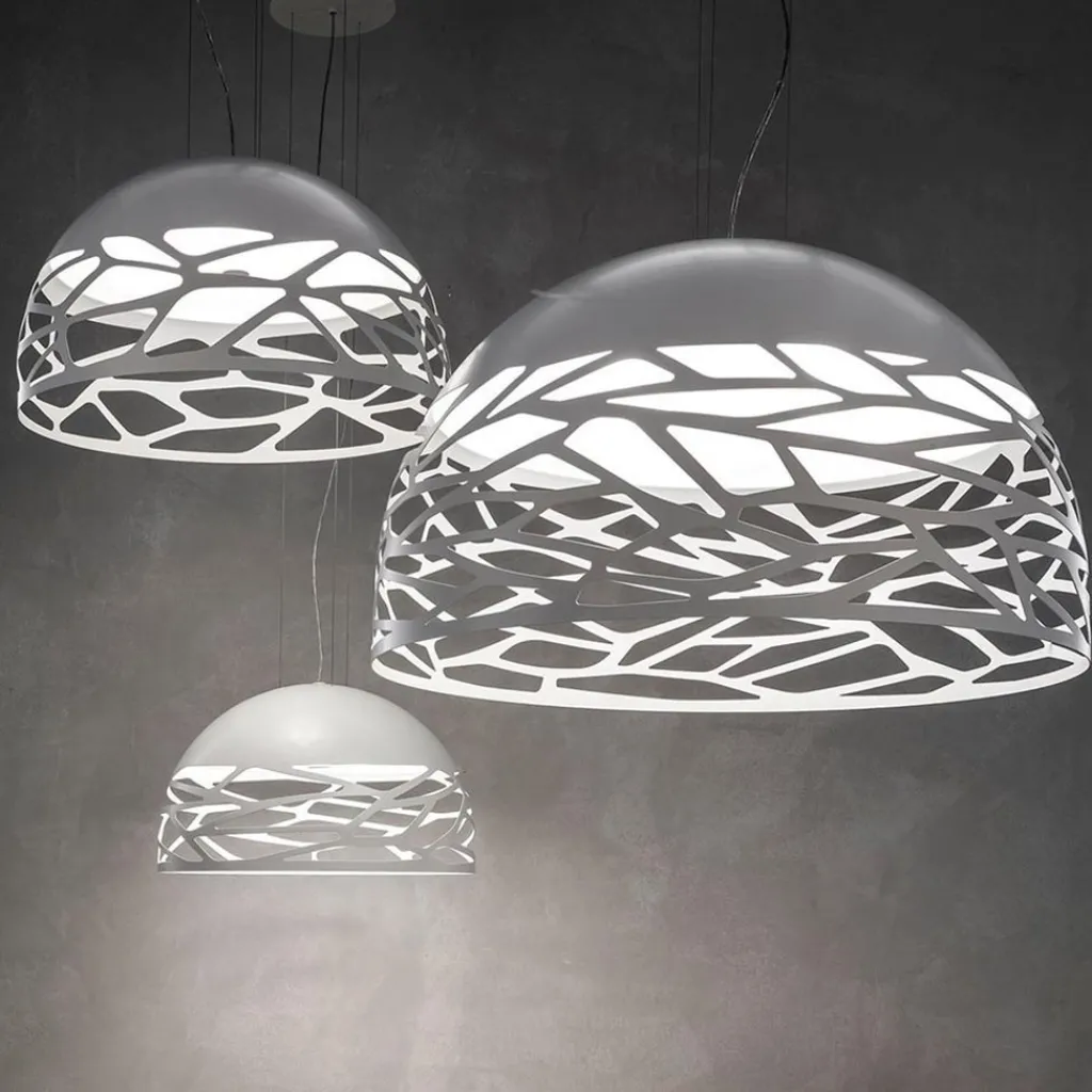 Hanglamp Kelly koepel 60cm wit>Straluma Flash Sale