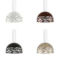 Hanglamp Kelly koepel 60cm wit><noscript><img width=