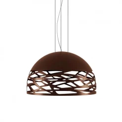 Hanglamp koepel brons 60cm 3xe27>Straluma Store