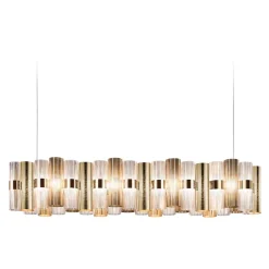 Hanglamp La Lollo linear 140 goud>Straluma Hot