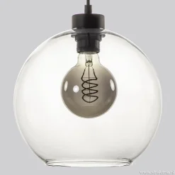 Hanglamp 3-lichts rond glas helder 25 cm><noscript><img width=