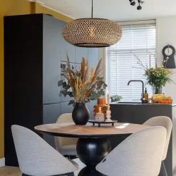 Hanglamp Maze bamboe/zwart 60cm><noscript><img width=