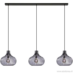 Hanglamp Onion 3L draad zwart>Straluma Fashion