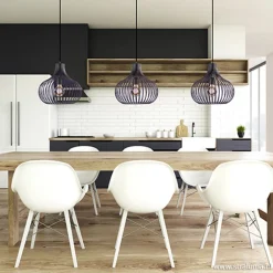 Hanglamp Onion 3L draad zwart><noscript><img width=