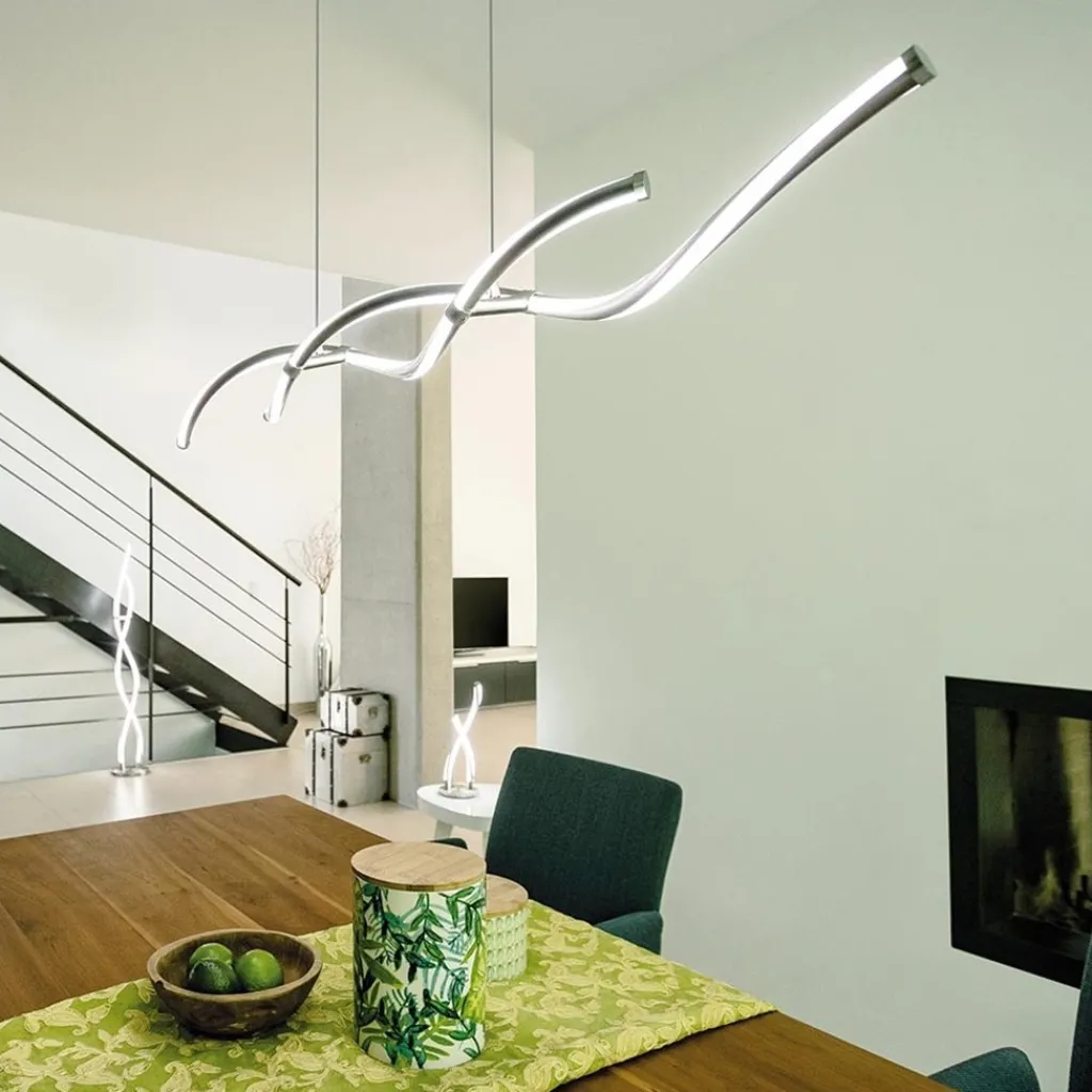 Hanglamp Q-Malina nikkel + afst.bed.cct>Straluma Cheap