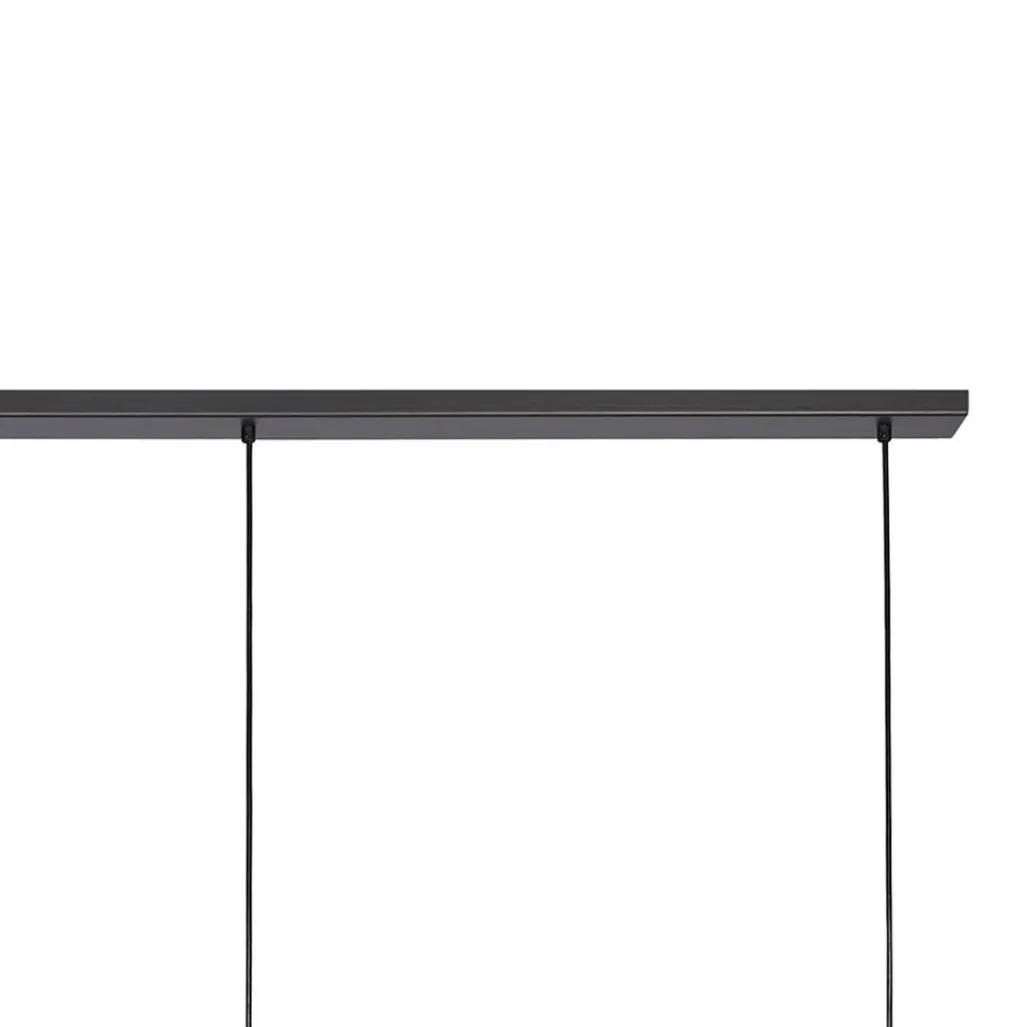 Hanglamp Tortona 7l 210 zwartstaal/koper>Straluma New