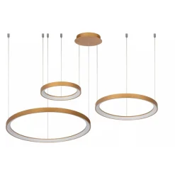 Hanglamp Vidal 3 ringen matgoud>Straluma Best Sale