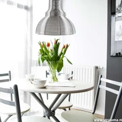 Industriele hanglamp draad chr-zilver><noscript><img width=