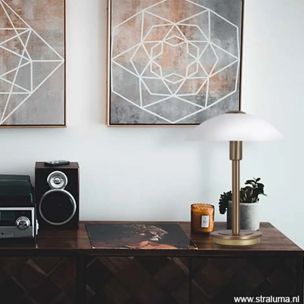 Klassieke tafellamp brons touchdimmer>Straluma Clearance
