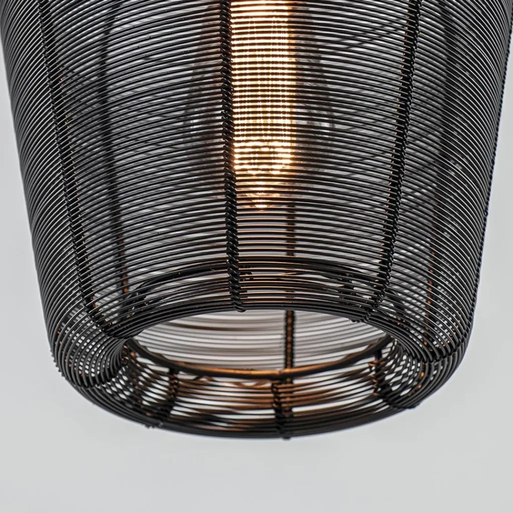 Kleine draad hanglamp Adeta mat zwart>Straluma Store