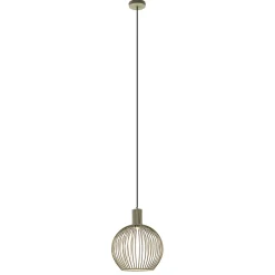 kleine draad hanglamp mat zand met zwart>Straluma Fashion
