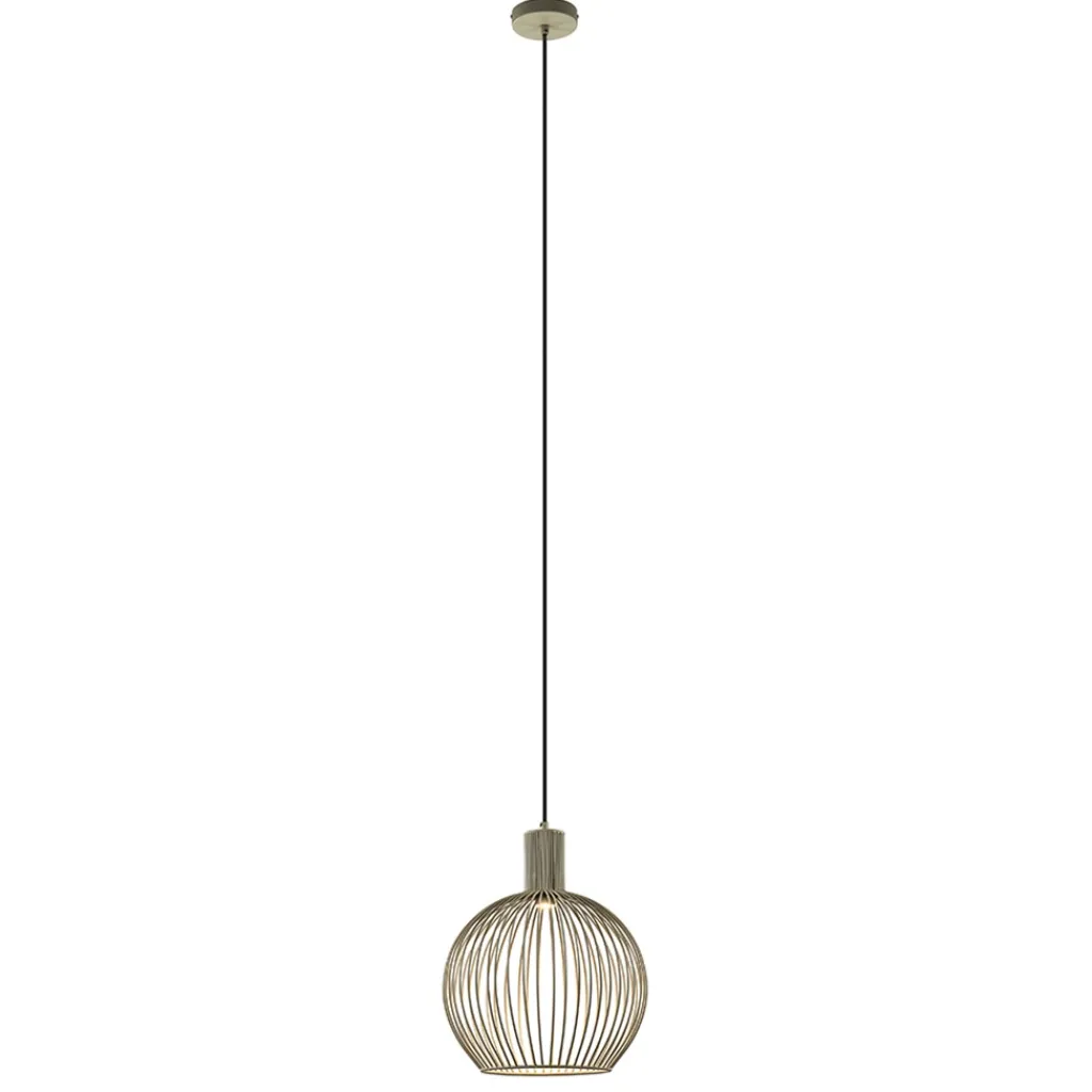 kleine draad hanglamp mat zand met zwart>Straluma Fashion