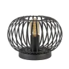 Kleine draad tafellamp modern mat zwart>Straluma Shop