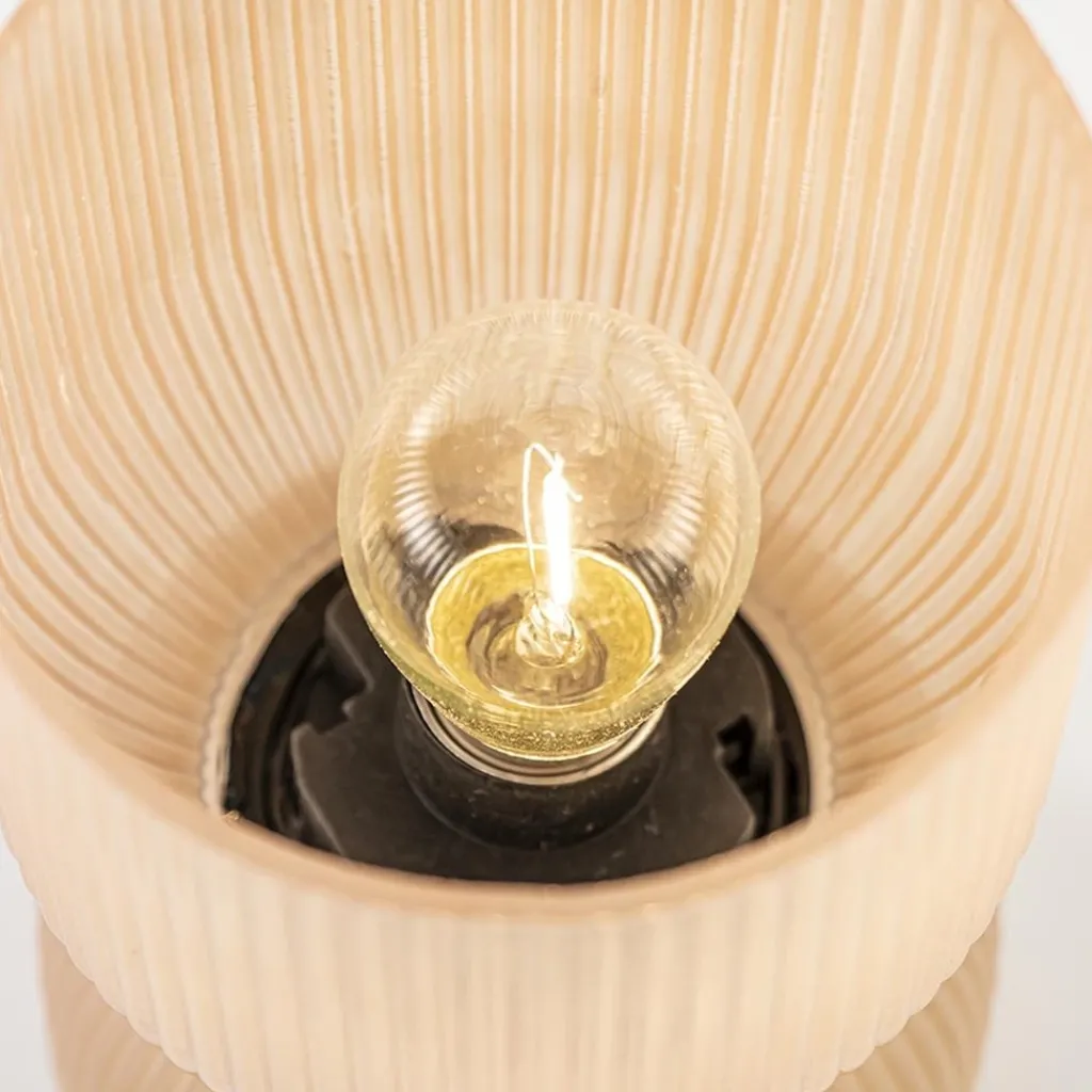 Kleine Phoebe tafellamp peach op batterijen Light and Living>Straluma Fashion
