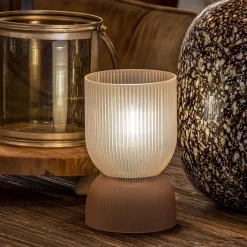 Kleine Phoebe tafellamp peach op batterijen Light and Living><noscript><img width=