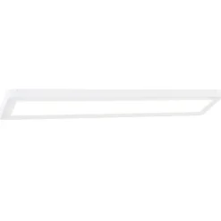 Langwerpige plafondlamp LED panel wit><noscript><img width=