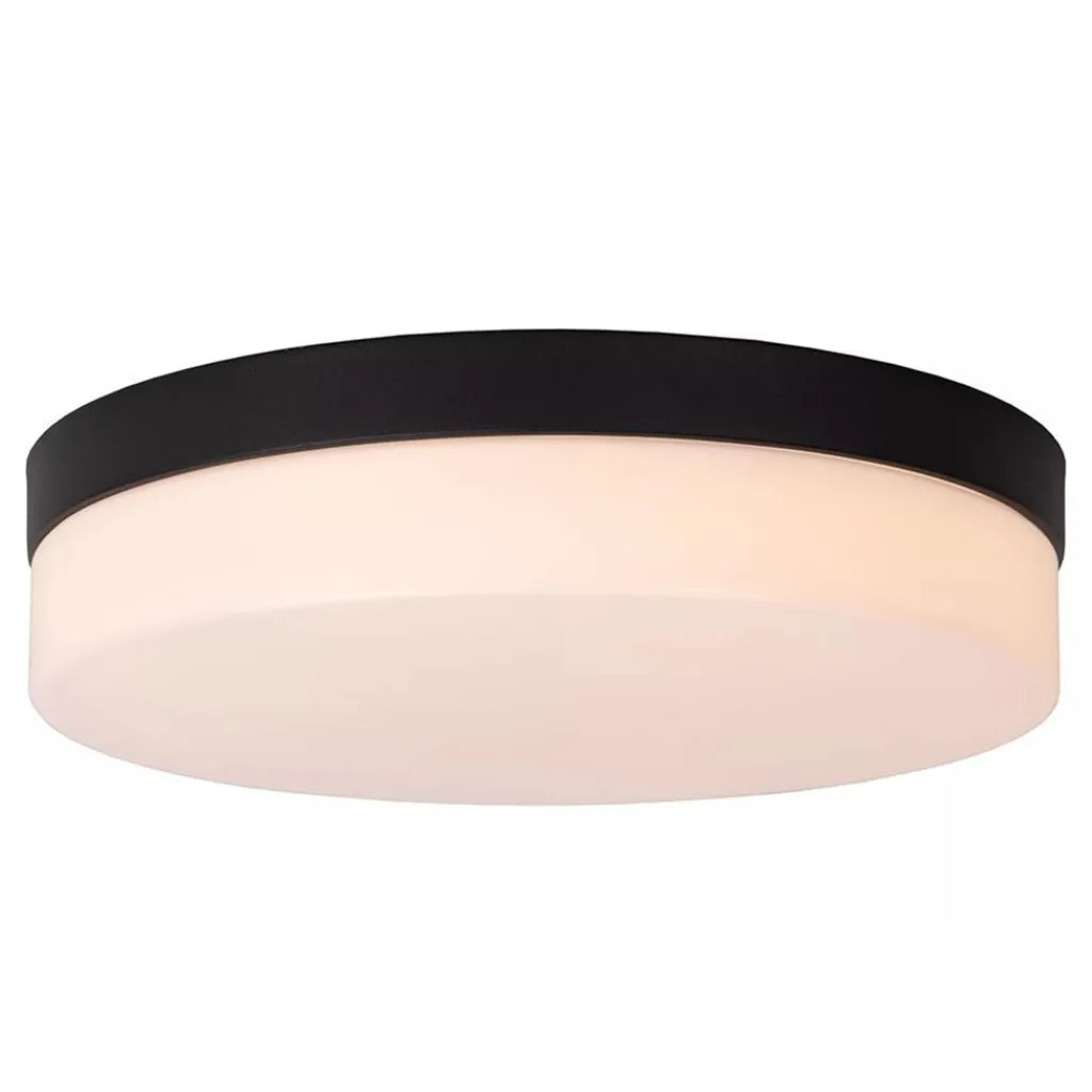 LED badkamerplafondlamp zwart met bewegingssensor>Straluma Shop