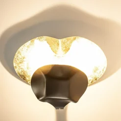 LED design wand/plafondlamp brons met goldleaf><noscript><img width=