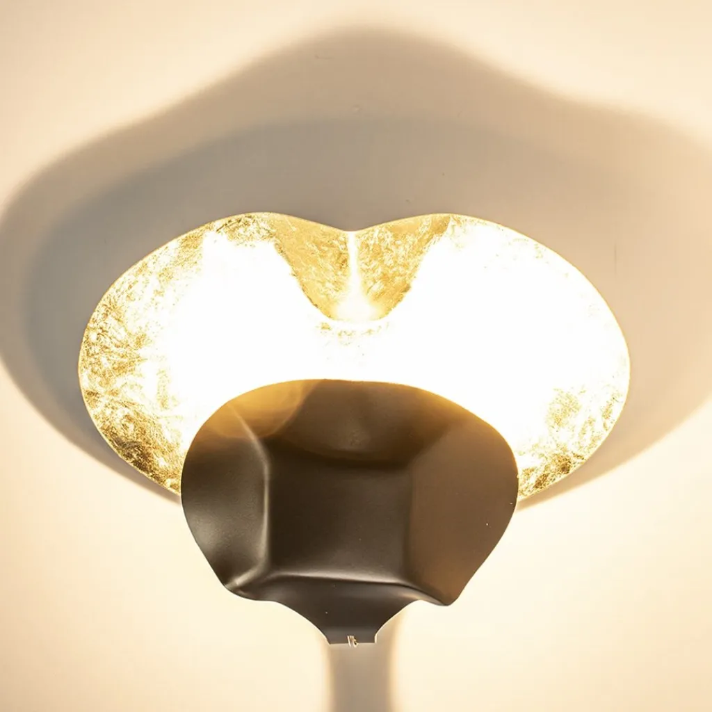 LED design wand/plafondlamp brons met goldleaf>Straluma Cheap