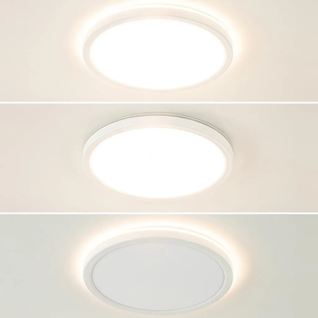 LED plafondlamp met 3 licht opties wit IP44>Straluma Cheap