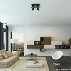 LED plafondspot vierkant mat zwart><noscript><img width=