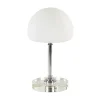 LED tafellamp chroom/opaal glas dimbaar>Straluma Outlet