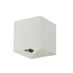 LED wandlamp oplaadbaar wit vierkant IP54>Straluma Sale